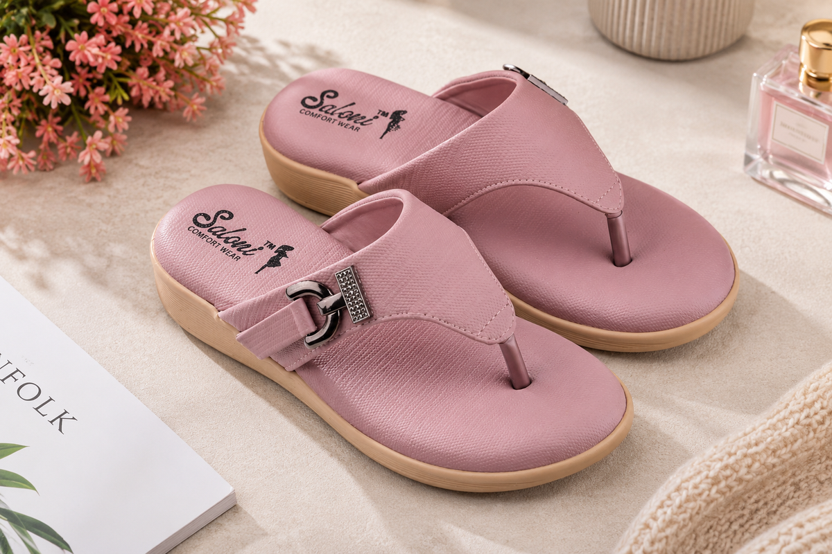 Saloni Comfort Wear Women’s Casual Comfort Sandals Stylish Ladies Chappal Comfortable Daily Wear Footwear Women’s Casual Sandals