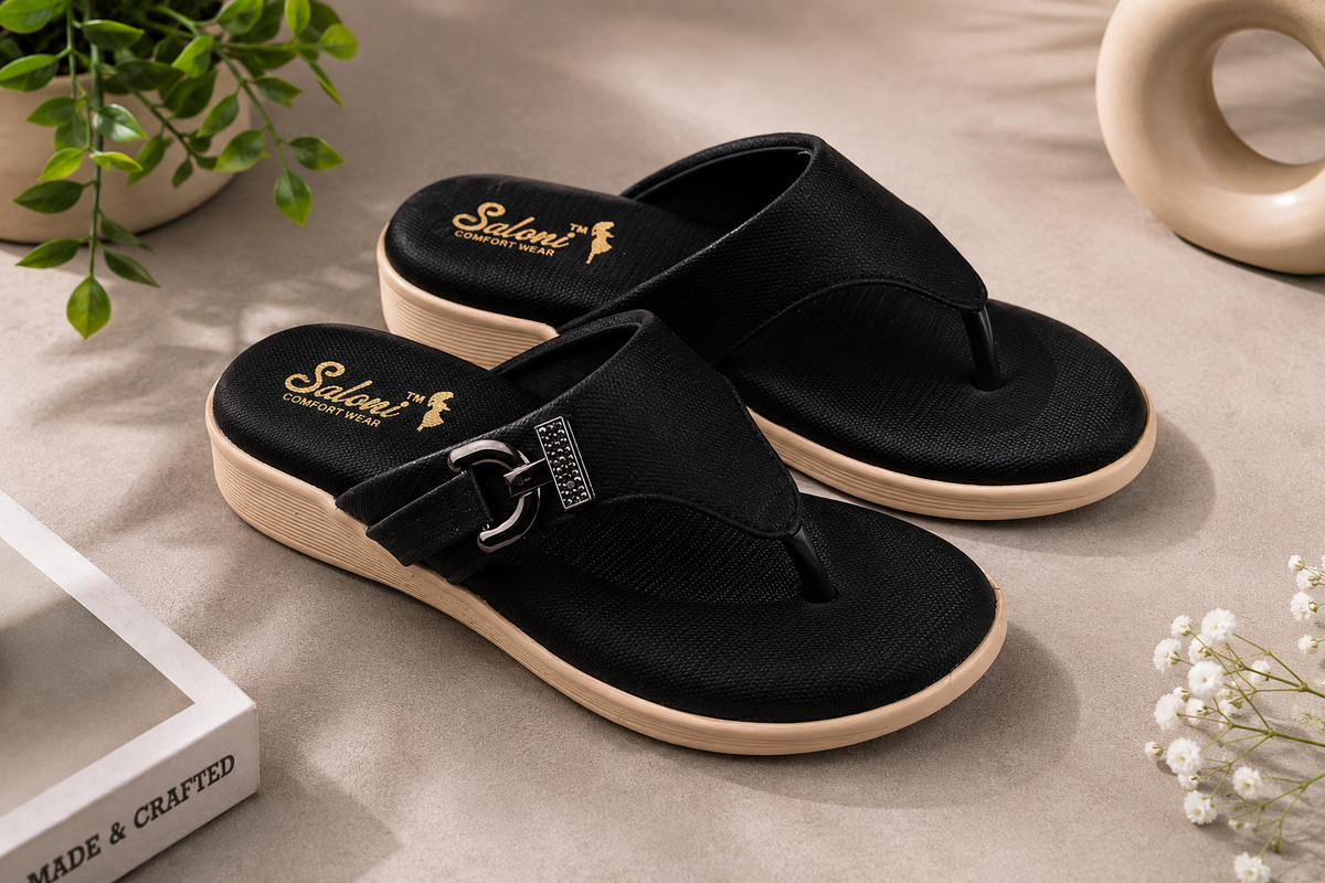 Saloni Comfort Wear Women’s Casual Comfort Sandals Stylish Ladies Chappal Comfortable Daily Wear Footwear Women’s Casual Sandals