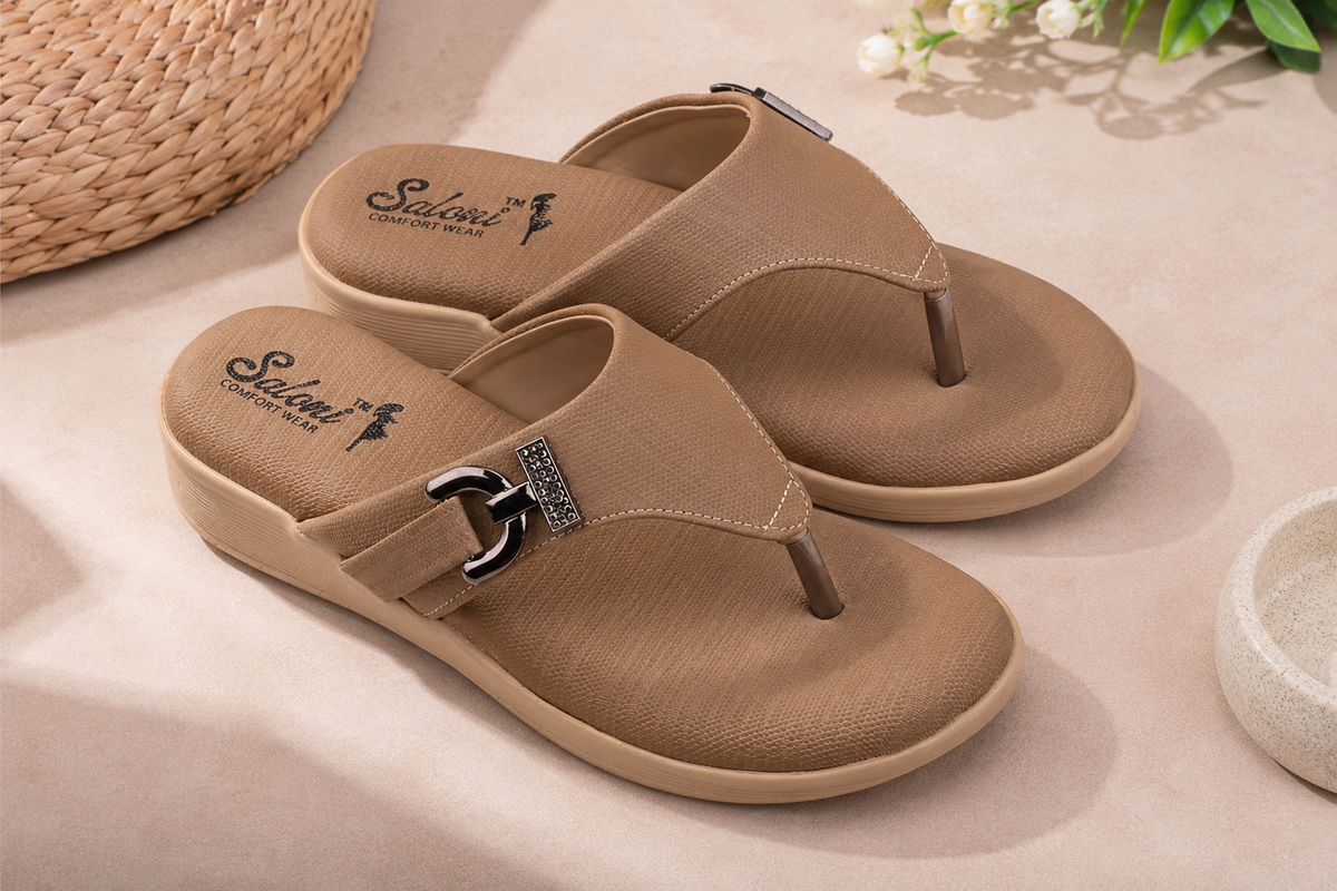 Saloni Comfort Wear Women’s Casual Comfort Sandals Stylish Ladies Chappal Comfortable Daily Wear Footwear Women’s Casual Sandals