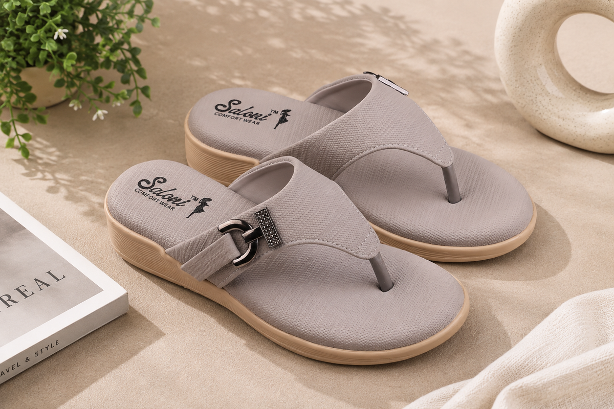 Saloni Comfort Wear Women’s Casual Comfort Sandals Stylish Ladies Chappal Comfortable Daily Wear Footwear Women’s Casual Sandals