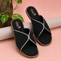 Saloni Comfort Wear Women’s Comfort Sandals Stylish Ladies Chappal with Soft Cushioned Sole & Elegant Gold Trim Casual Daily Wear Footwear